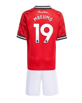 Billige Fotballdrakt Manchester United Bryan Mbeumo #19 Replika Hjemmedraktsett Barn 2025-26 Kortermet (med bukser)
